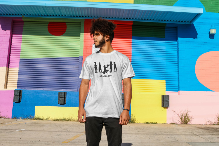‘4 Dynasty’ Ray Flagg Short Sleeve T-shirt